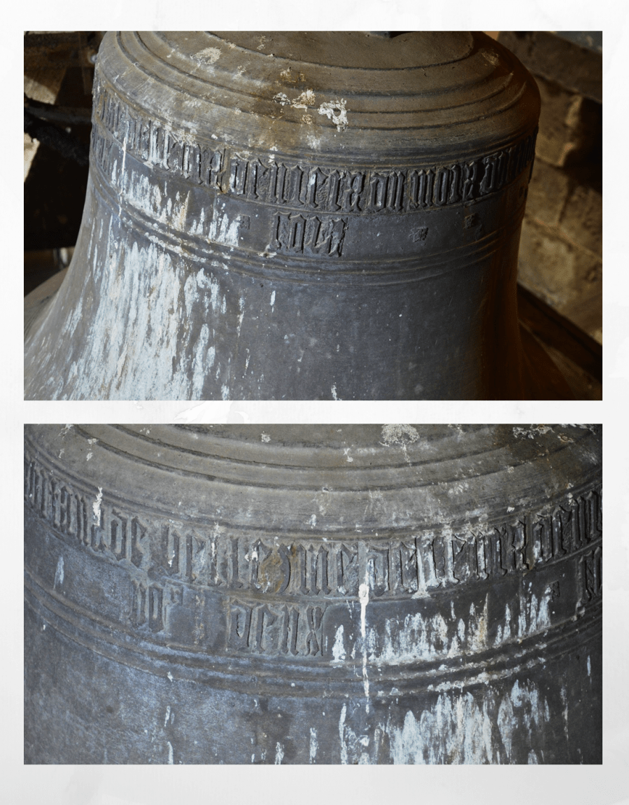 20. cloche 4 texte en gothique