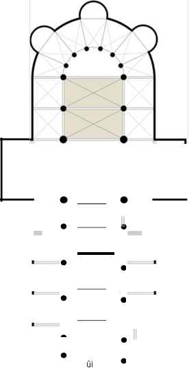6. répartition des cloches dans le beffroi